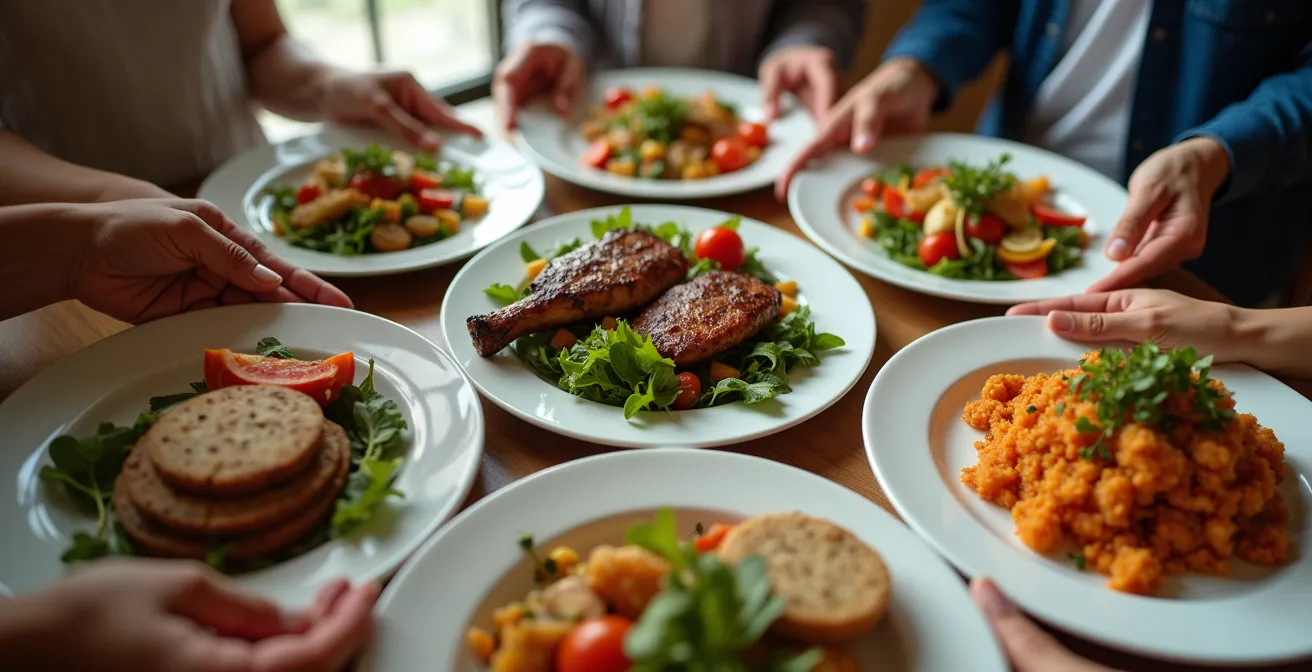 Timeline visualization showing the rapid dietary transition path needed to meet climate targets.